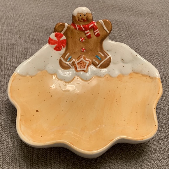 Gingerbread Bowl Cookie or Candy Dish Christmas - Picture 10 of 10